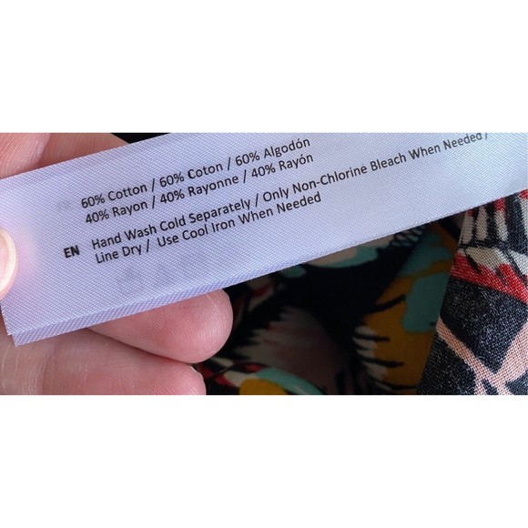 B•O•G Collective Tropical Print Two Piece Wrap Skirt Set | Size Small - Picture 15 of 16